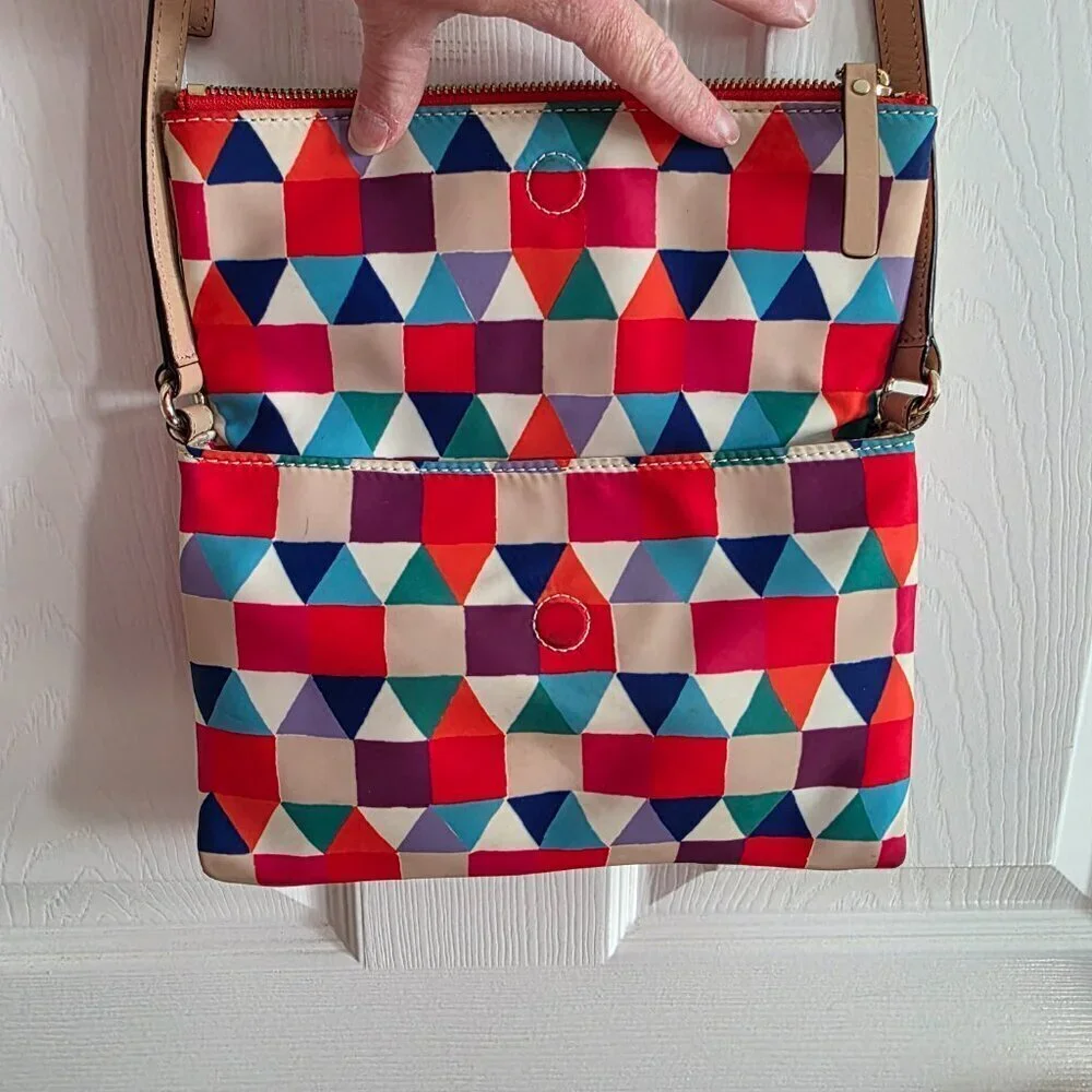Kate Spade Colorful Pueblo Tile Geometric Crossbody Purse